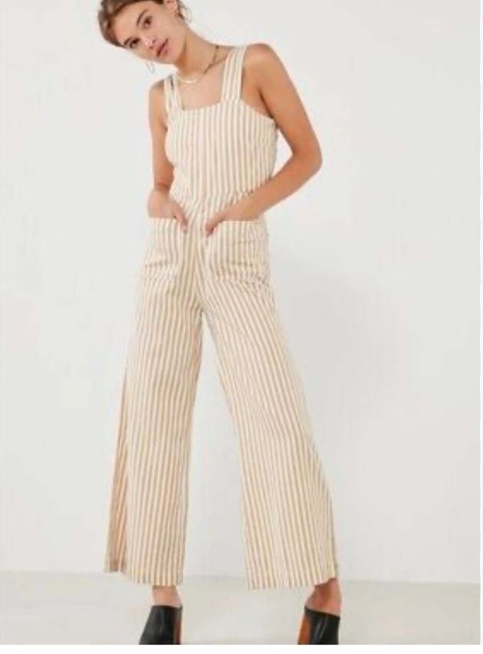 Rolla's Sailor Stripe Jumpsuit Sandstripe